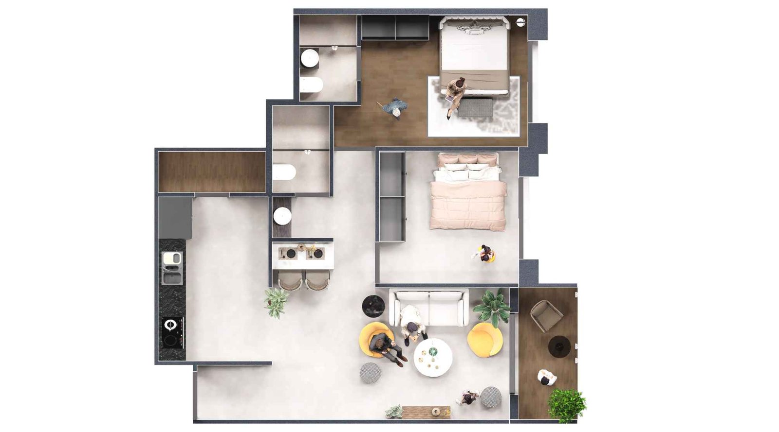Akruti-Skyrise-2-BHK-Floor-plan-699-sqft